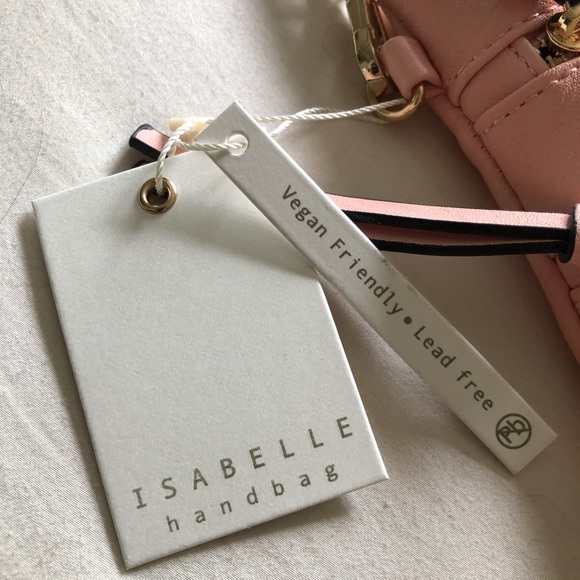 Blush Pink Small Crossbody Vegan Leather - Picture 2 of 4